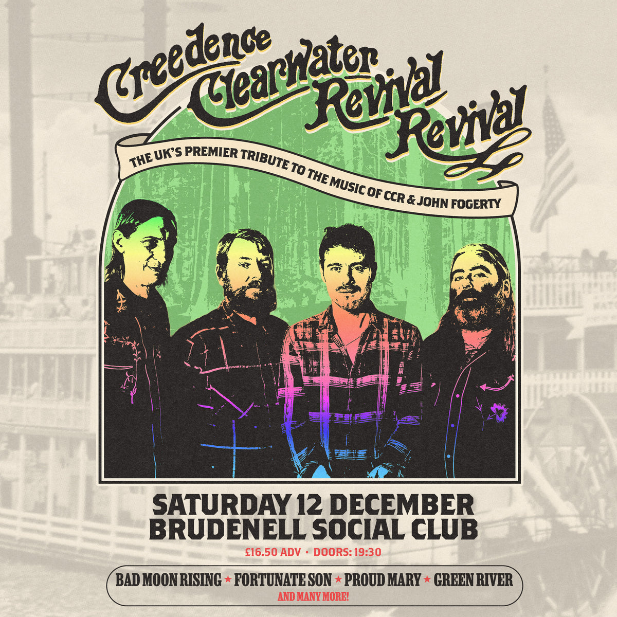 Creedence Clearwater Revival Revival 12/12/26 @ Brudenell Social Club