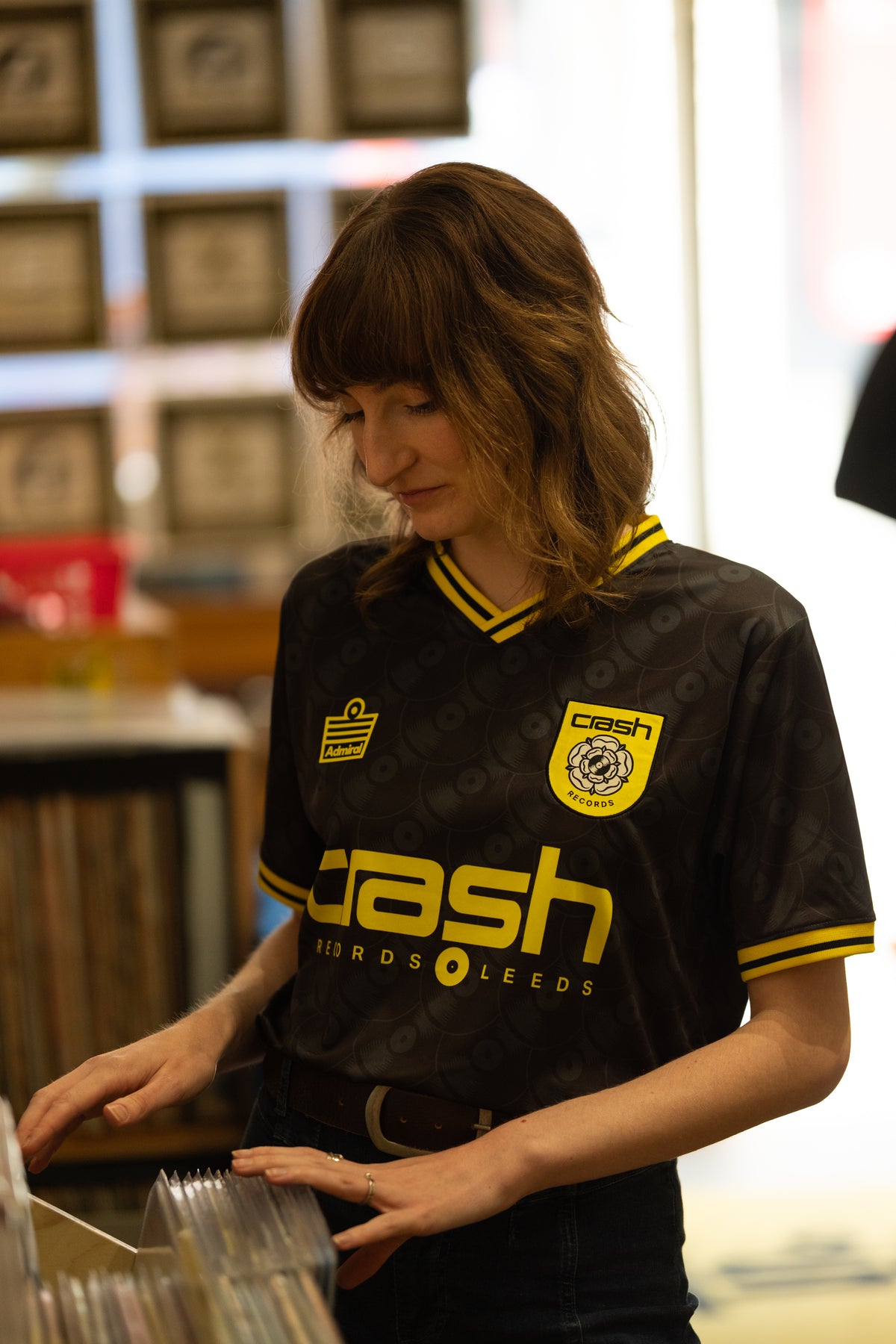 Crash Records X Admiral Collab Football Shirt