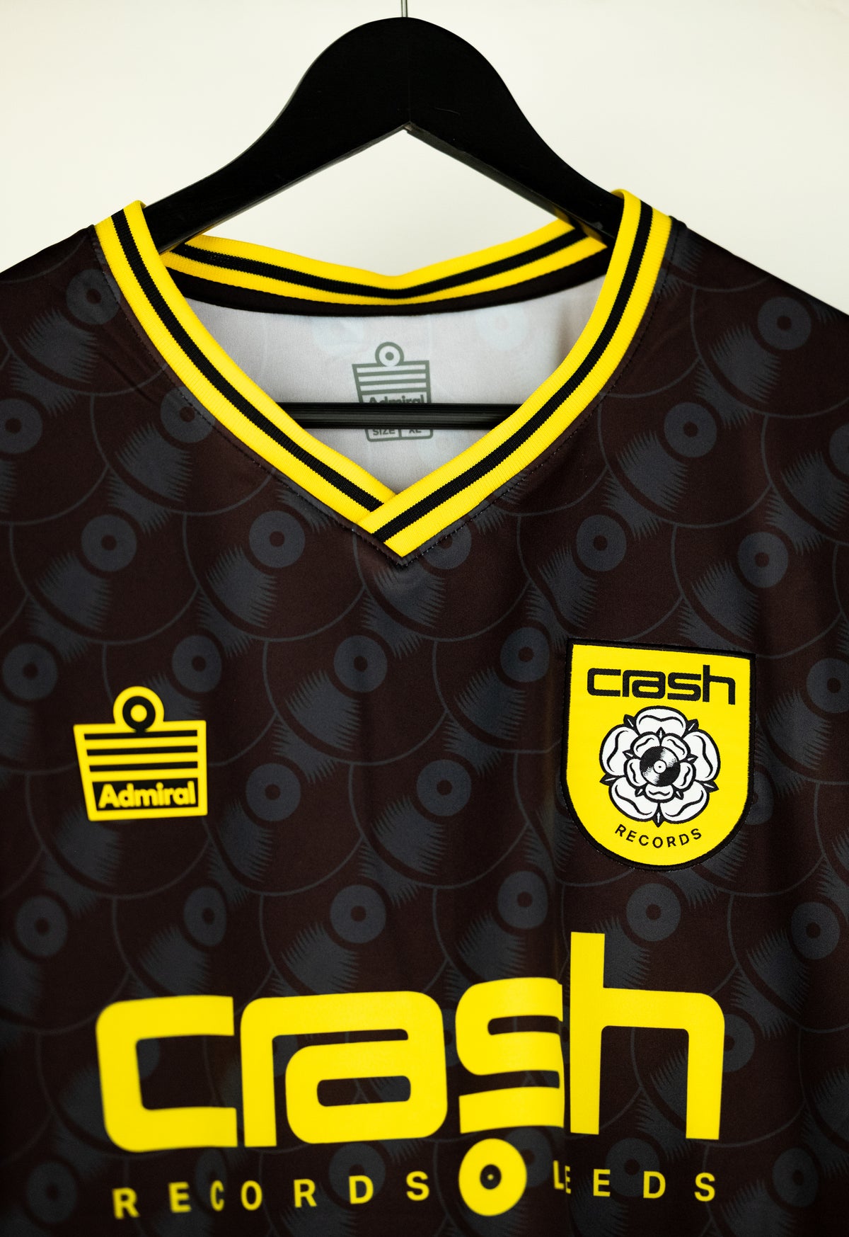 Crash Records X Admiral Collab Football Shirt