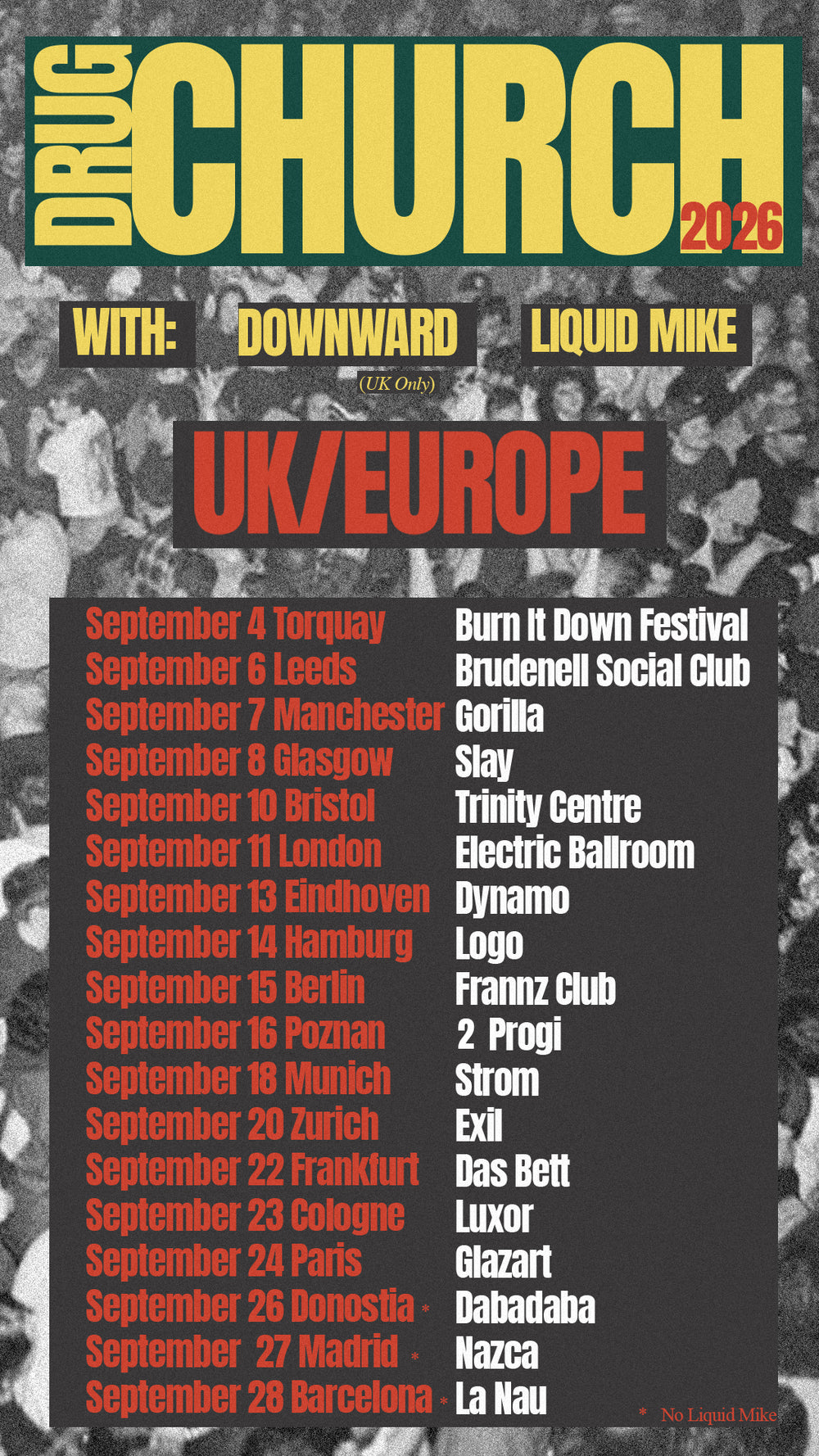 Drug Church 06/09/26 @ Brudenell Social Club