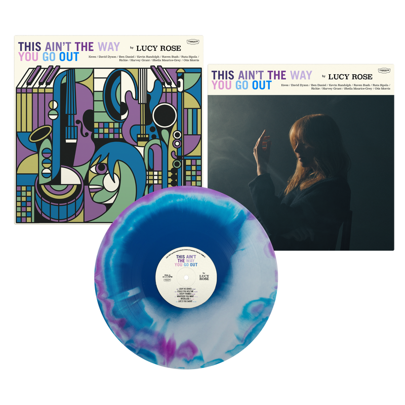 Lucy Rose - This Ain’t The Way You Go Out: Limited White/Blue/Purple Starburst Vinyl LP + Exclusive Alternate Artwork DINKED EDITION EXCLUSIVE 276 *Pre-Order