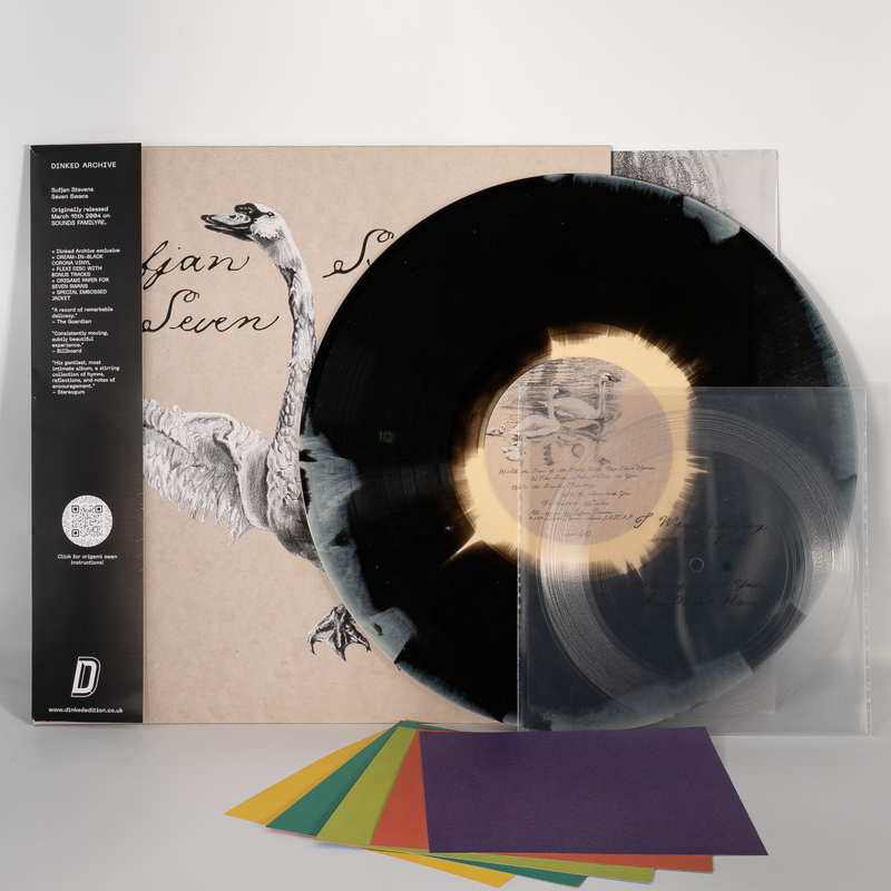 Sufjan Stevens - Seven Swans - 20th Anniversary Edition: Cream In Black Vinyl LP + Bonus Flexi DINKED ARCHIVE EDITION EXCLUSIVE 019 *Pre-Order