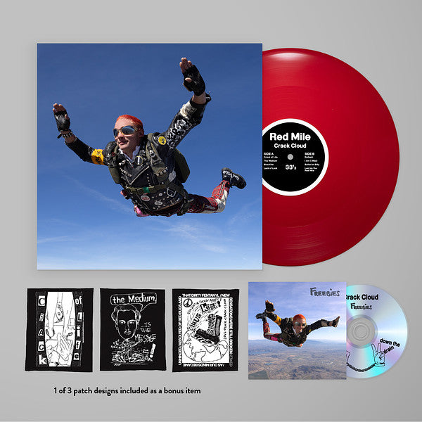 Crack Cloud - Red Mile: Burn Out Red Vinyl LP + Bonus Compact Disc DINKED EDITION EXCLUSIVE 298
