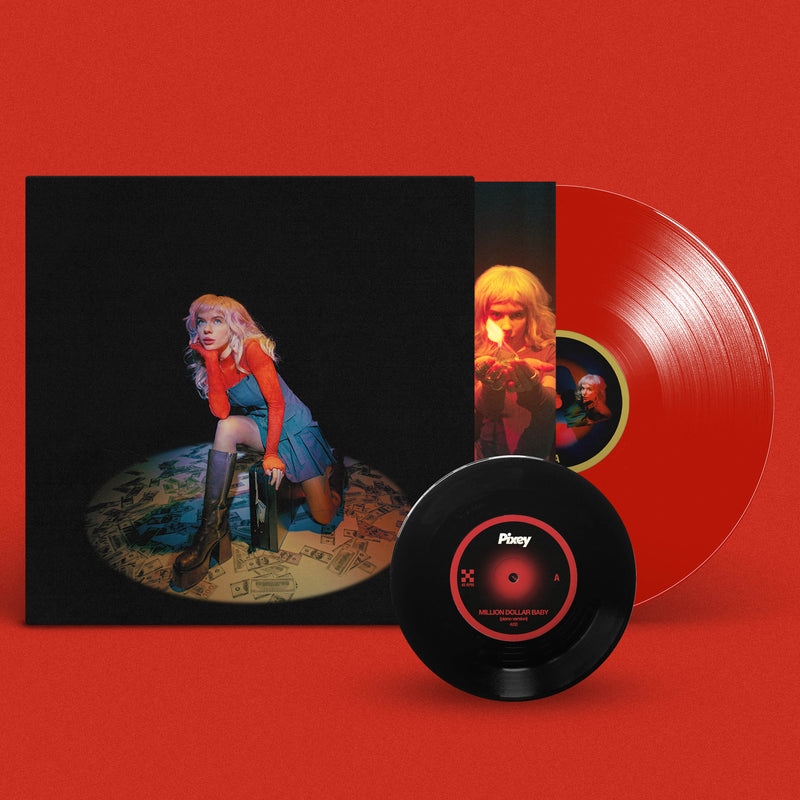 Pixey - Million Dollar Baby: Transparent Red Vinyl LP + Bonus 7in DINKED EDITION EXCLUSIVE 295