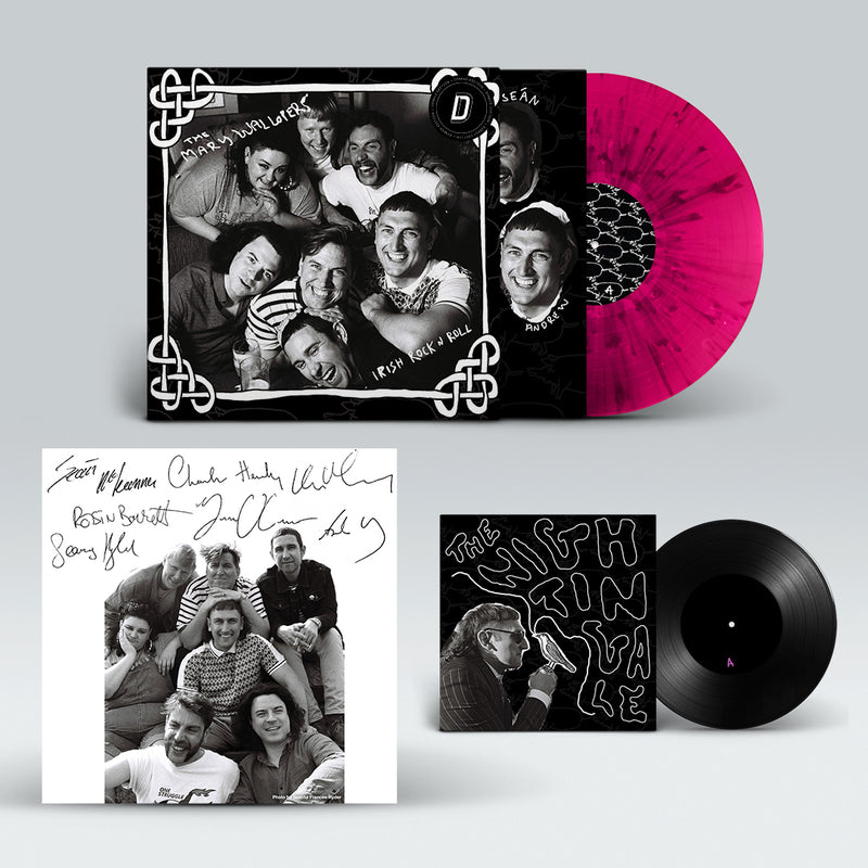 Mary Wallopers (The) - Irish Rock N Roll: Pink/Black Splatter Vinyl LP + Bonus 7in & Signed Print DINKED EDITION EXCLUSIVE 253 *Pre-Order