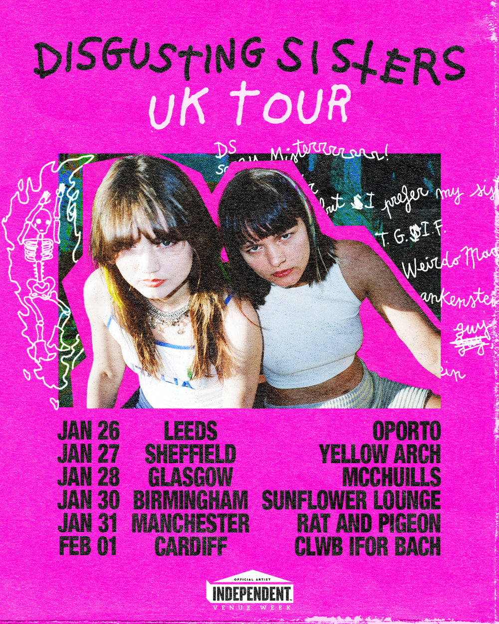 Disgusting Sisters 26/01/26 @ Oporto
