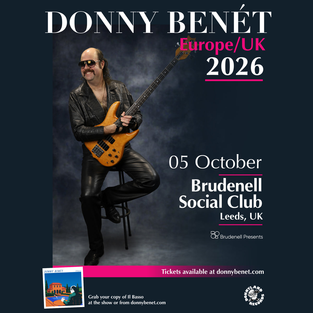 Donny Benet 05/10/26 @ Brudenell Social Club