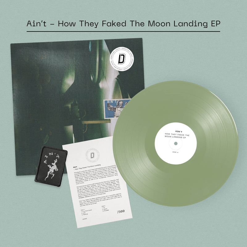 Ain’t - How They Faked The Moon Landing EP: Duck Egg Green Vinyl LP + Signed Insert DINKED EARLY DOORS EDITION EXCLUSIVE 009