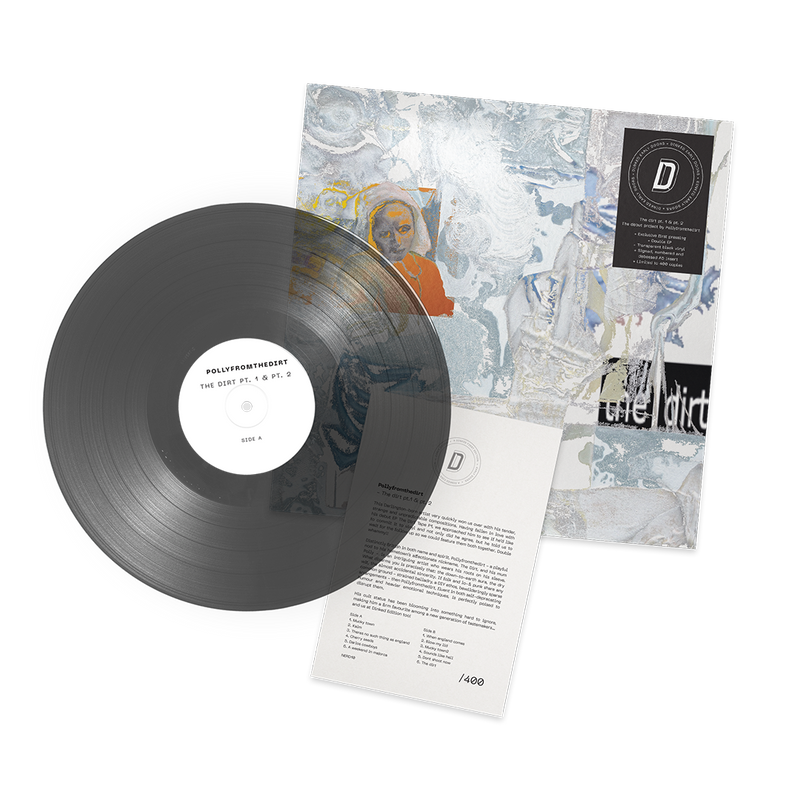Pollyfromthedirt - The dirt: Translucent Black Vinyl LP + Signed Insert DINKED EARLY DOORS EDITION EXCLUSIVE 010
