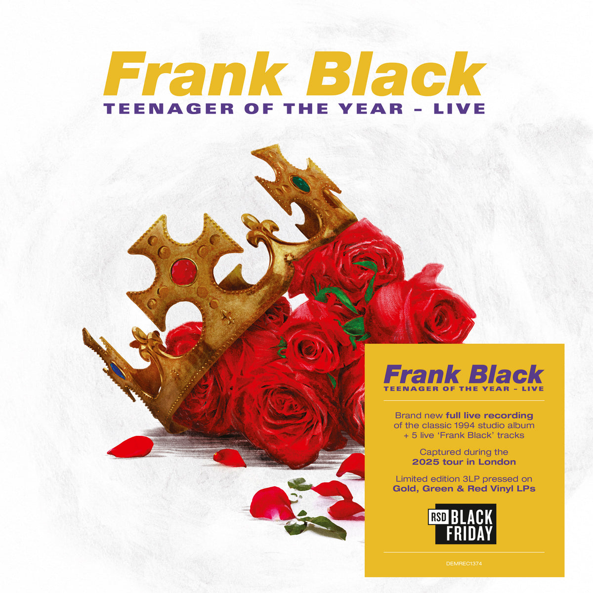 Frank Black - Teenager Of The Year - Live - Limited RSD Black Friday 2026