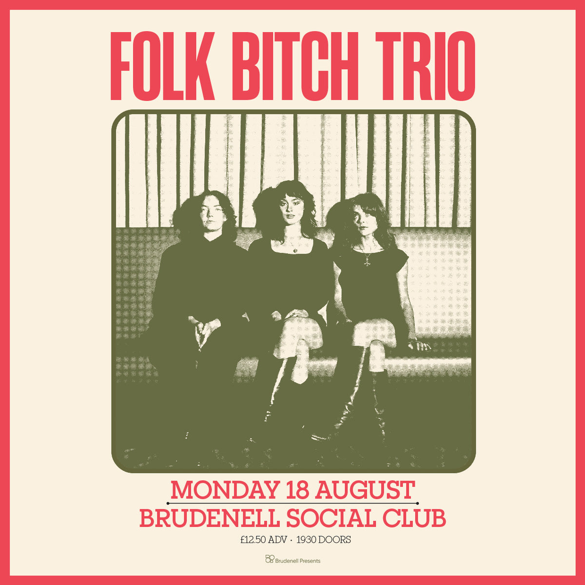 Folk Bitch Trio 18/08/25 @ Brudenell Social Club