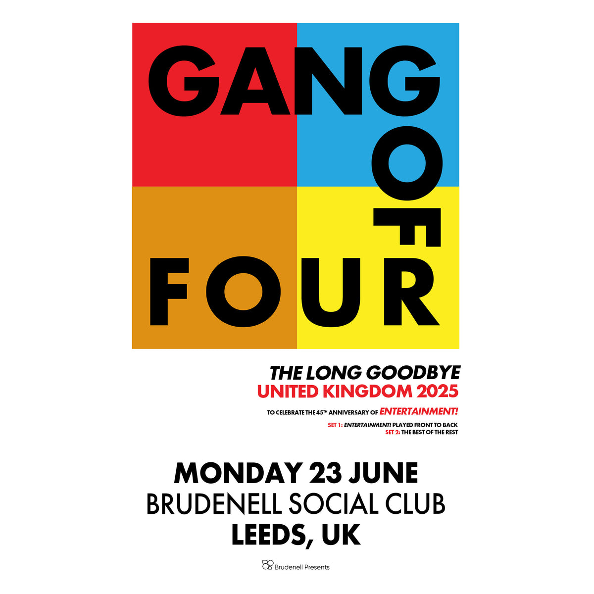 Gang of Four 23/06/25 @ Brudenell Social Club