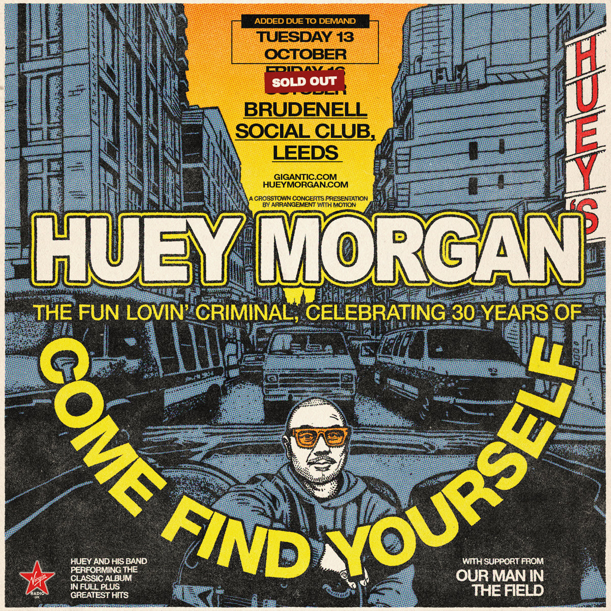Huey Morgan 13/10/26 @ Brudenell Social Club