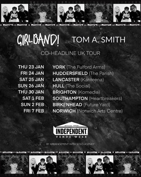 GIRLBAND! X Tom A Smith 24/01/25 @ The Parish, Huddersfield