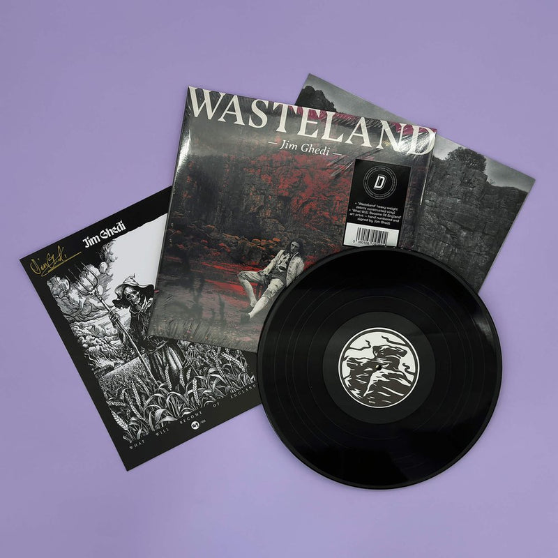 Jim Ghedi - Wasteland: Wasteland Vinyl LP + Signed Print DINKED EDITION EXCLUSIVE 323