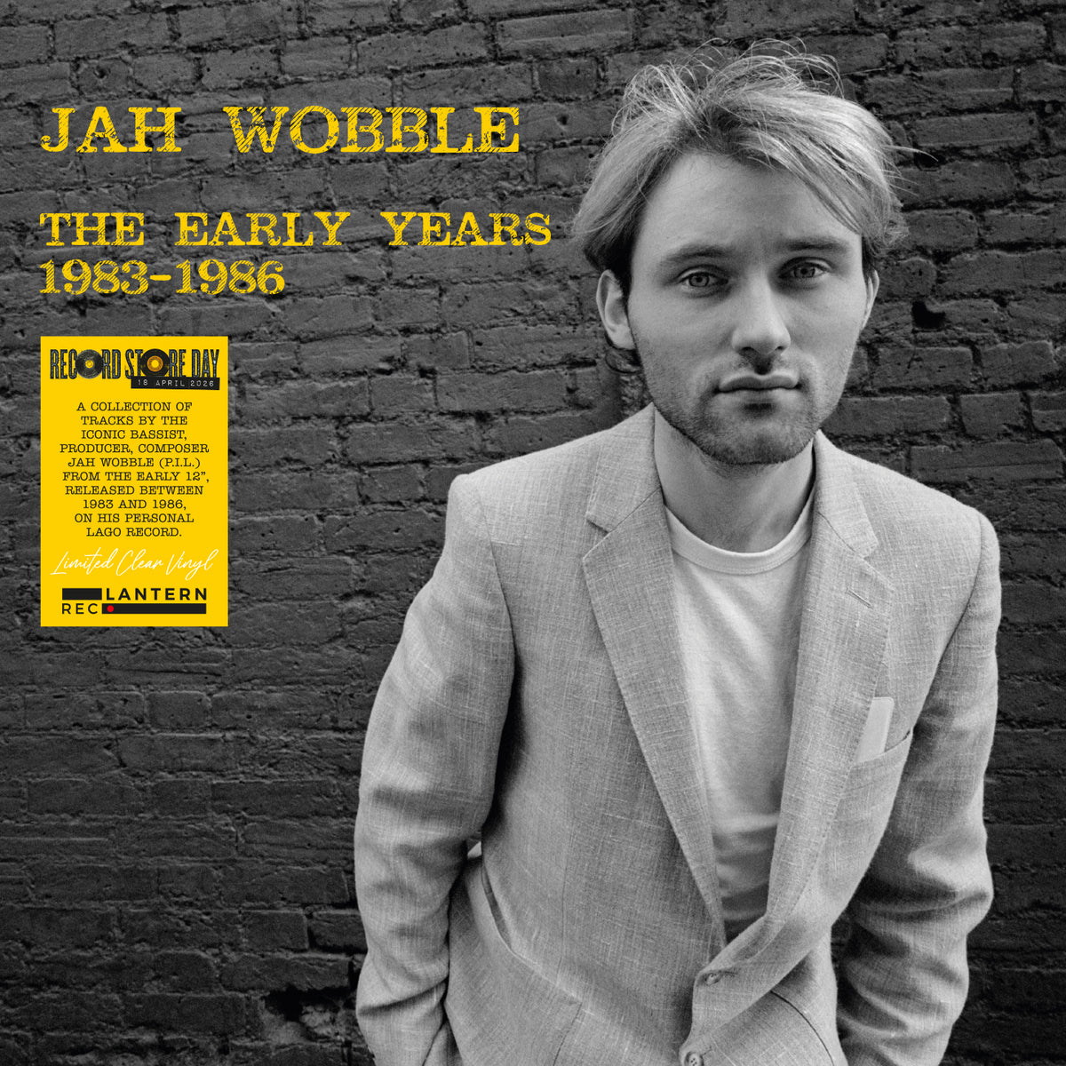 Jah Wobble - The Early Years 1983-1986 - Limited RSD 2026