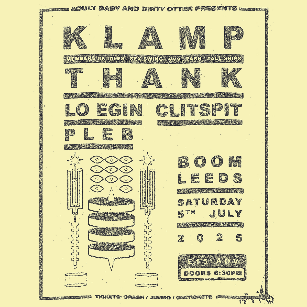 KLAMP/THANK 05/07/25 @ Boom, Leeds