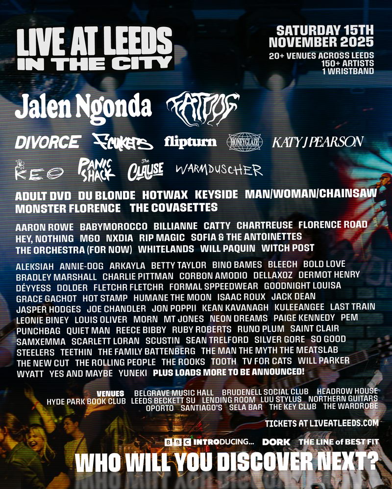 Live At Leeds: In The City 2025 15/11/25 @ Various Venues