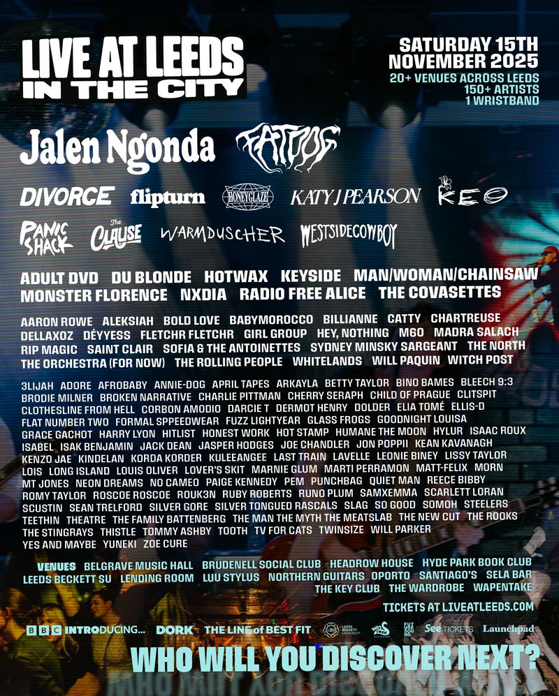 Live At Leeds: In The City 2025 15/11/25 @ Various Venues