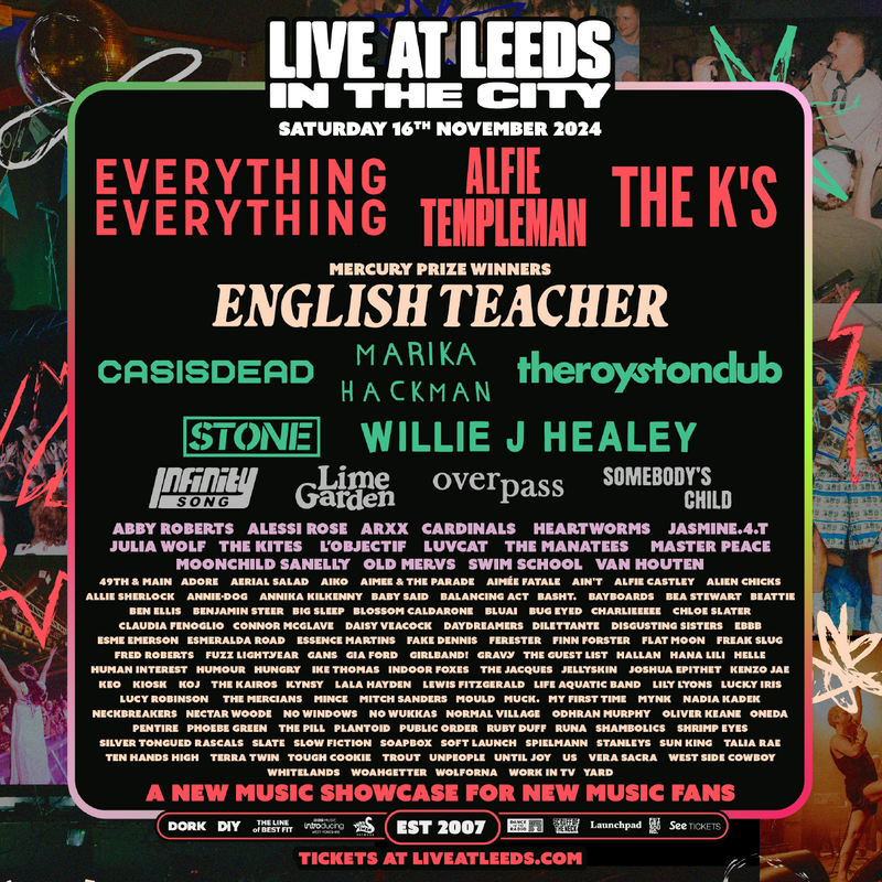 Live At Leeds  'In The City' 2024 16/11/24 @ Various Leeds Venues
