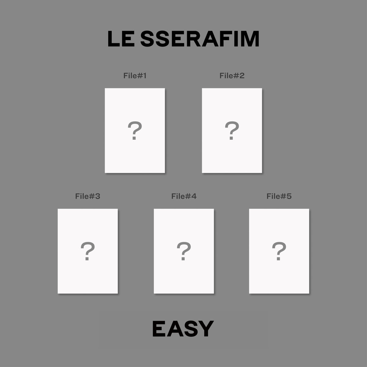 LE SSERAFIM - 3rd Mini Album 'EASY'