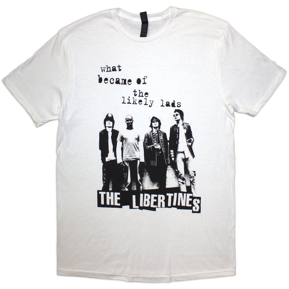 The Libertines Unisex T-Shirt - What Became Of The Likely Lads (White)
