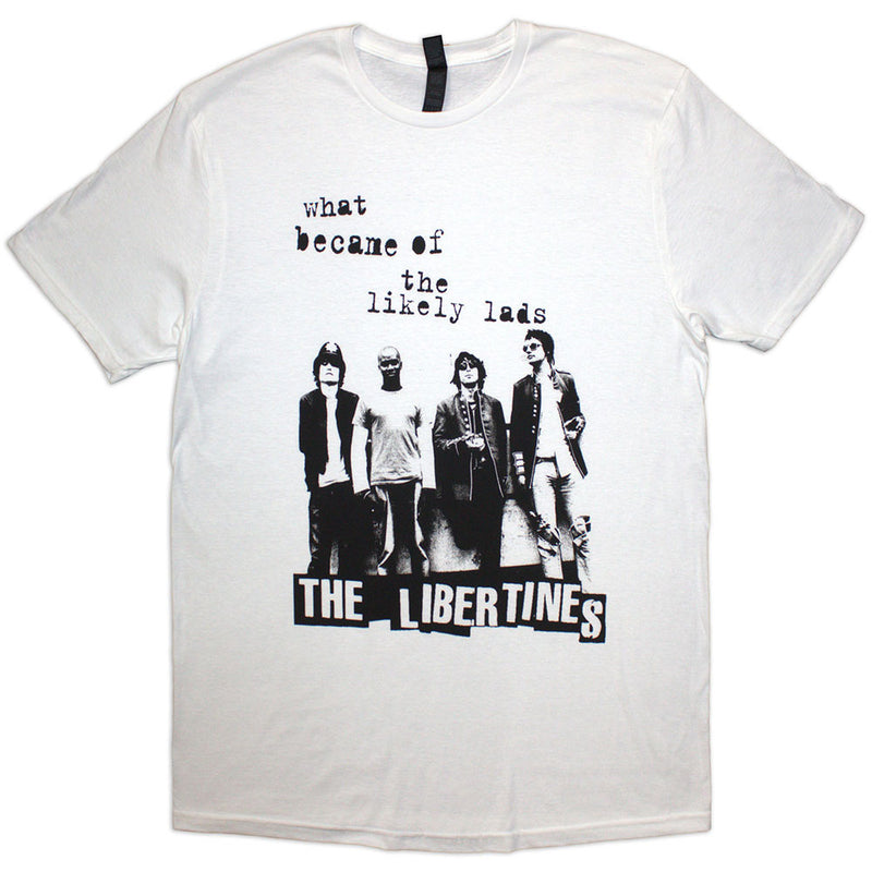 The Libertines Unisex T-Shirt - What Became Of The Likely Lads (White)