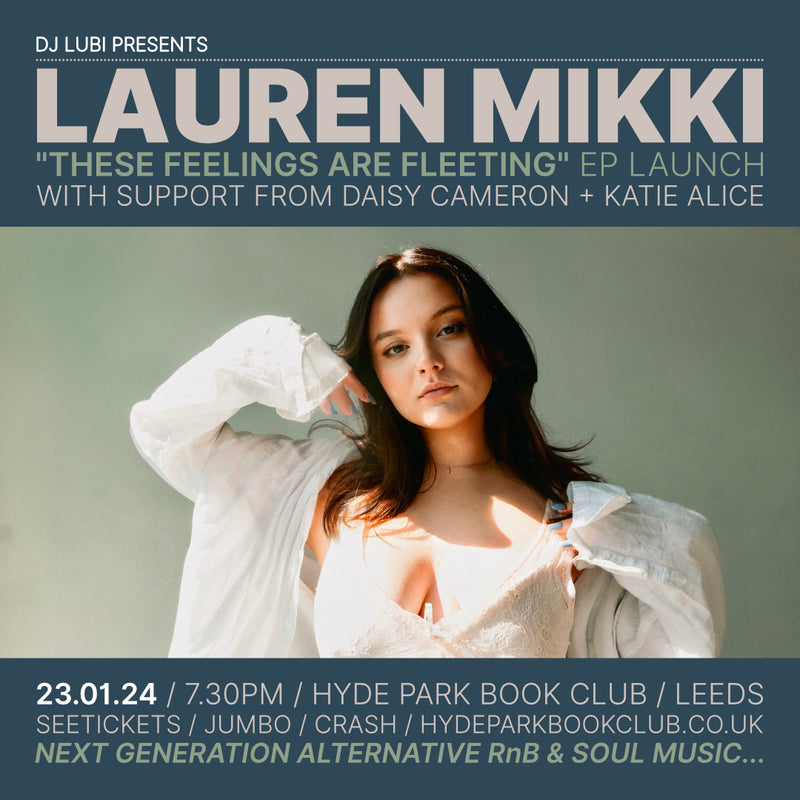 Lauren Mikki 23/01/24 @ Hyde Park Book Club