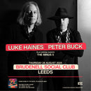 Luke Haines & Peter Buck 28/08/25 @ Brudenell Social Club