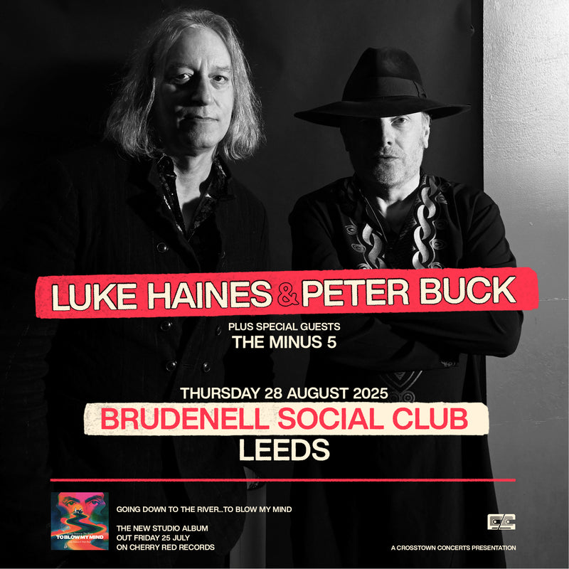 Luke Haines & Peter Buck 28/08/25 @ Brudenell Social Club