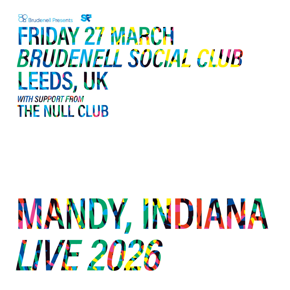 Mandy, Indiana 27/03/26 @ Brudenell Social Club