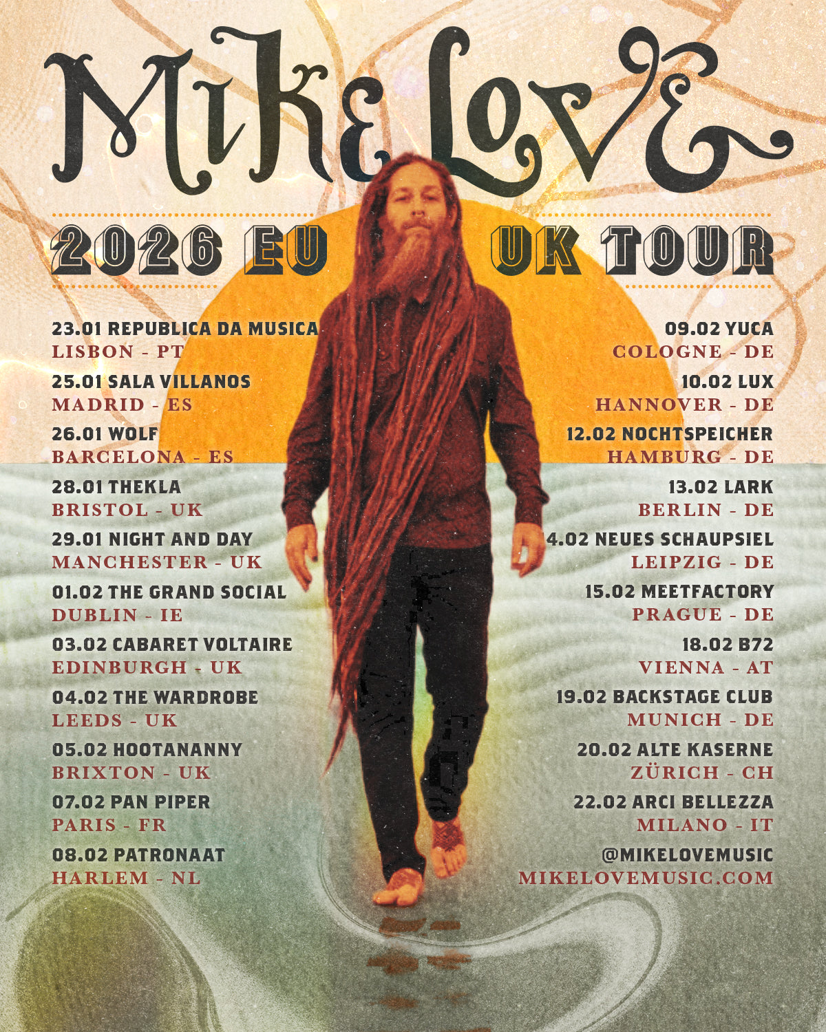 Mike Love  04/02/26 @ Wardrobe
