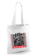 Crash Records Leeds - Monochrome Man Classic Design Tote Bag