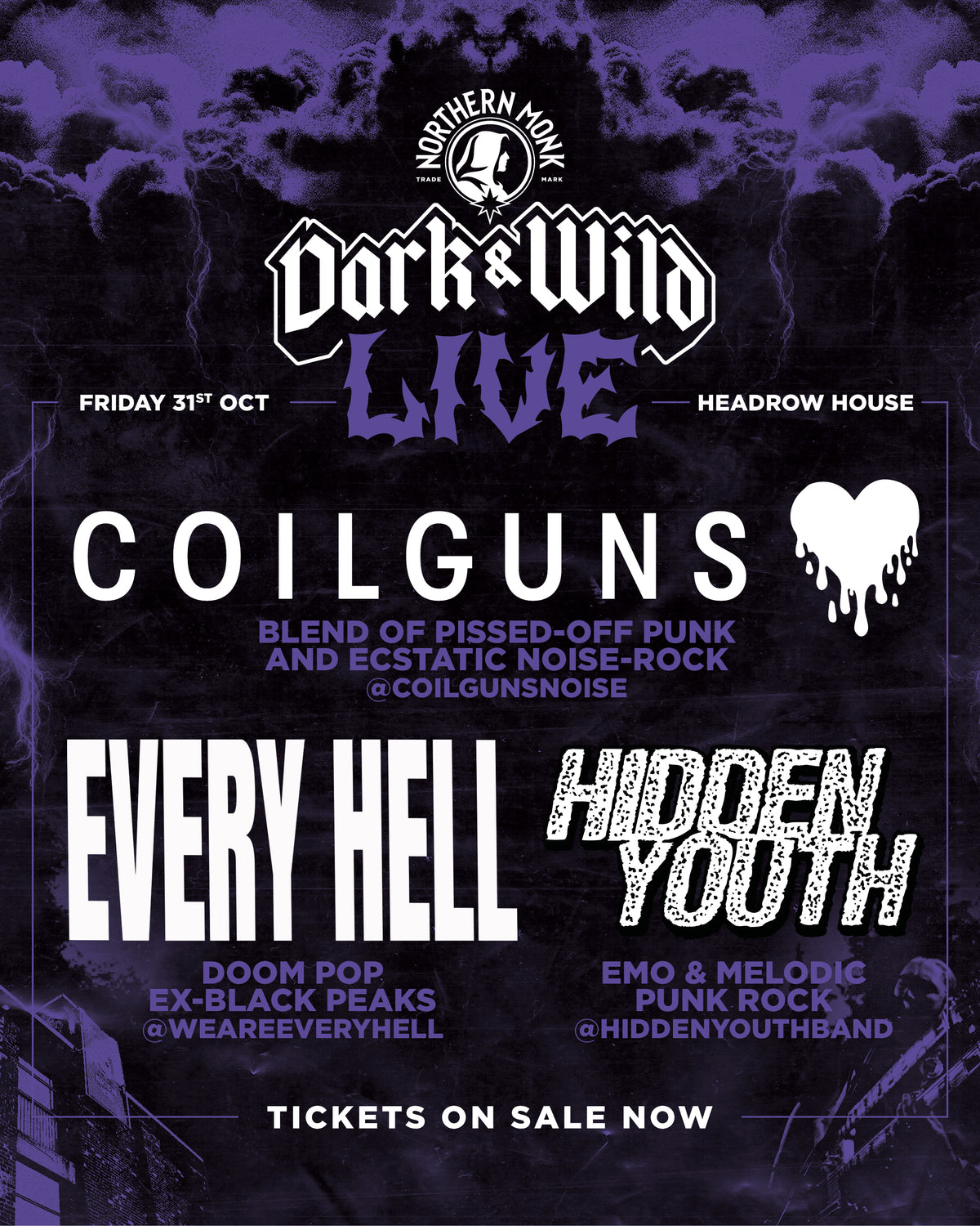 Coilguns Live 31/10/25 @ Headrow House