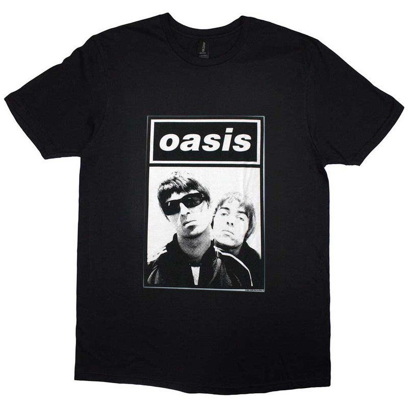 Oasis - Noel & Liam Boxed Photo (Black) - Unisex Tshirt