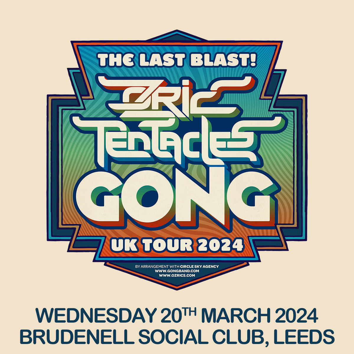 Ozric Tentacles & Gong 20/03/24 @ Brudenell Social Club