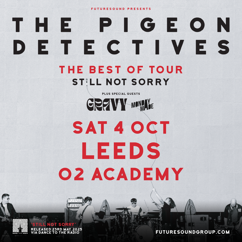 Pigeon Detectives (The) 04/10/25 @ O2 Academy Leeds (Stalls-Standing)