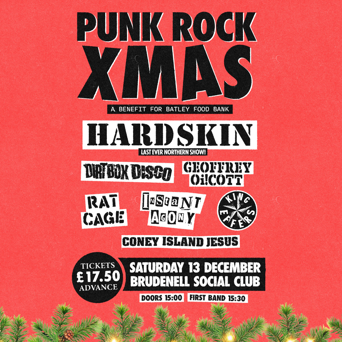 Leeds Punk Rock Xmas 12 13/12/25 @ Brudenell Social Club