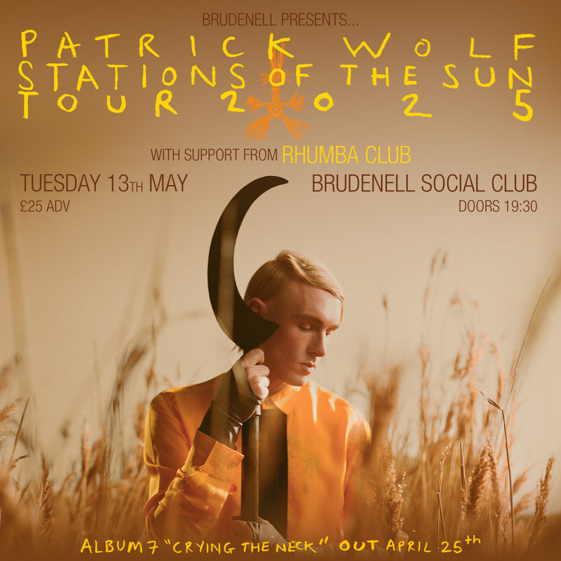 Patrick Wolf 13/05/25 @ Brudnell Social Club