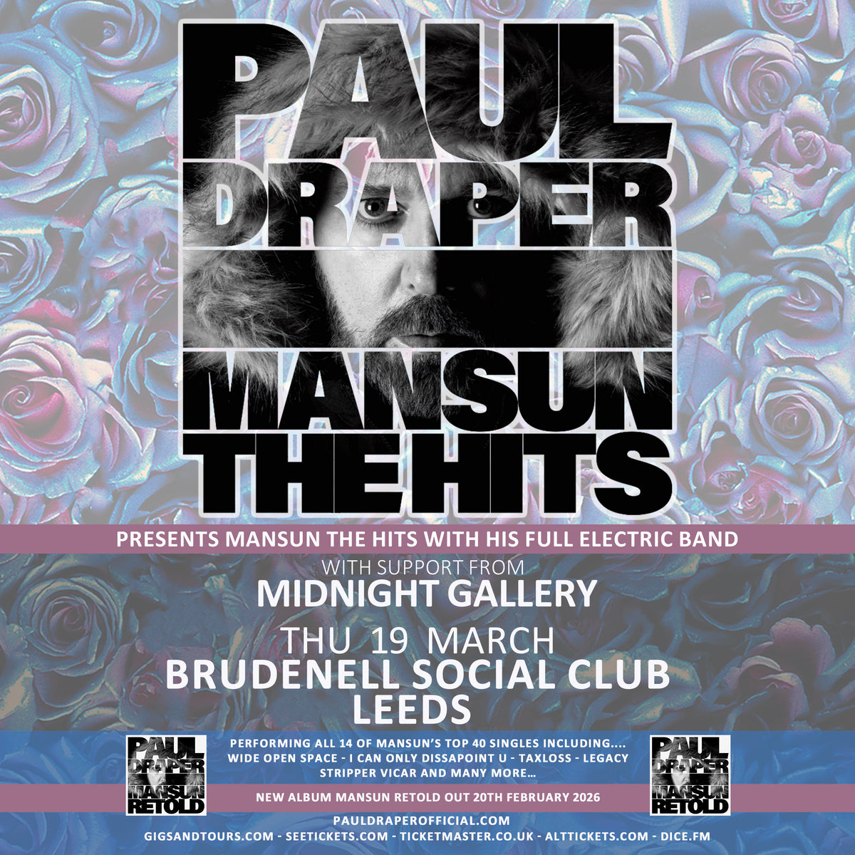 Paul Draper 19/03/26 @ Brudenell Social Club