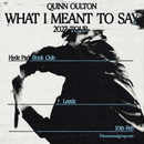 Quinn Oulton 10/02/27 @ Hyde Park Book Club