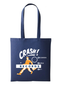 Crash Records Leeds - Running Man Navy Classic Design Tote Bag