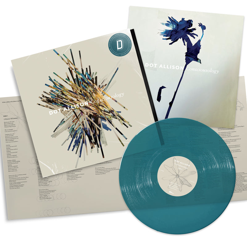 Dot Allison - Consciousology: Limited Flax Flower Blue Vinyl with Alt Sleeve Design & Signed Insert DINKED EDITION EXCLUSIVE 244