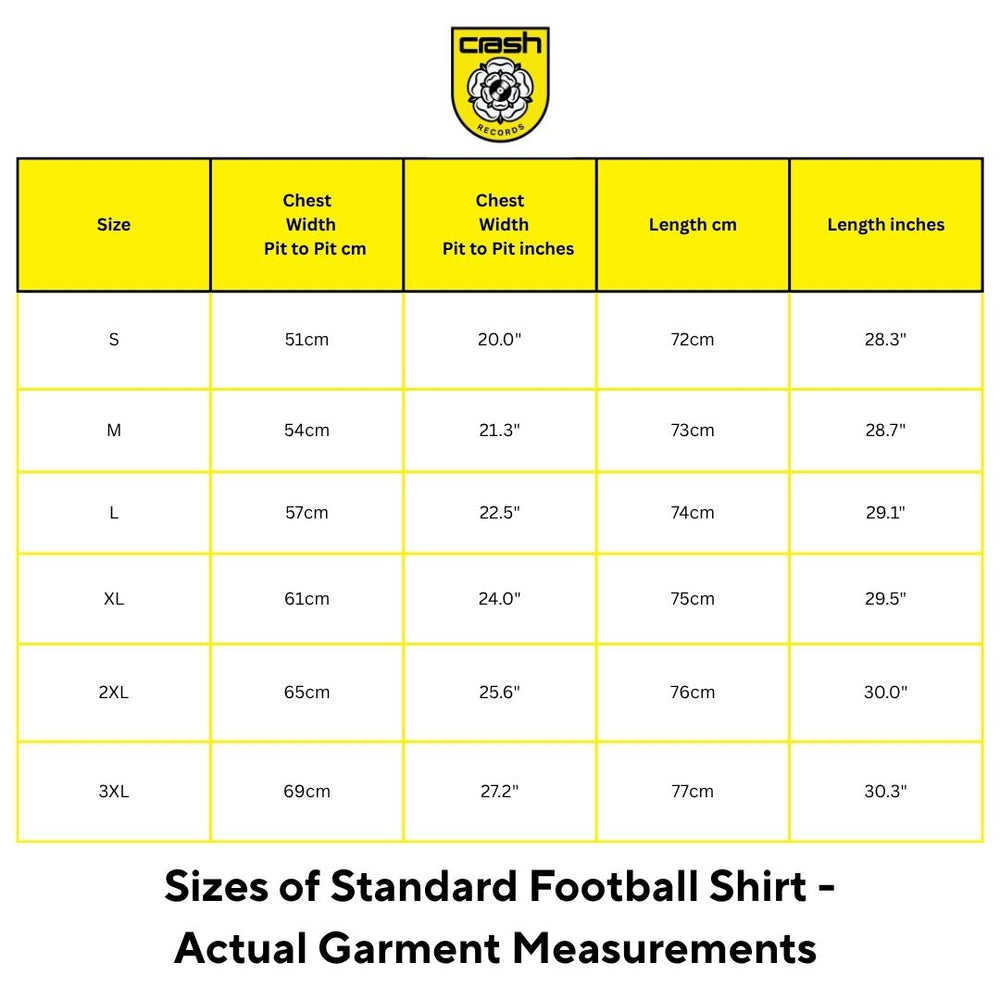 Crash Records X Admiral Collab Football Shirt