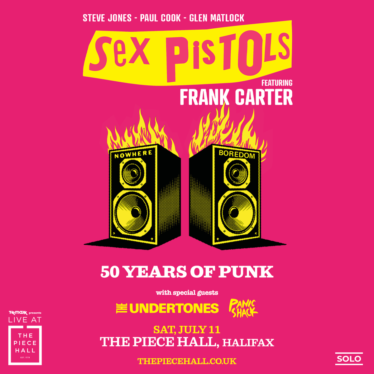 Sex Pistols ft Frank Carter 11/07/26 @ Piece Hall, Halifax