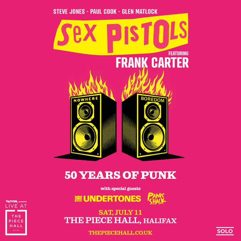 Sex Pistols ft Frank Carter 11/07/26 @ Piece Hall, Halifax – Crash