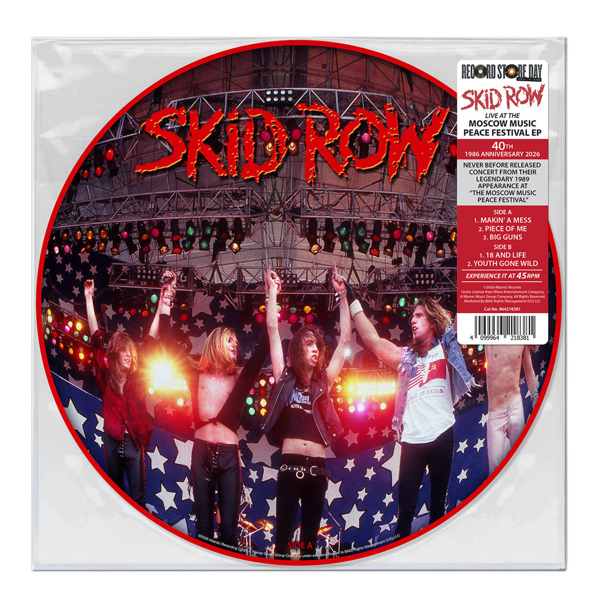 Skid Row - Live at the Moscow Music Peace Festival - Limited RSD Black Friday 2026