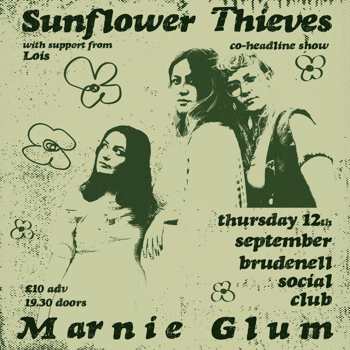 Sunflower Thieves + Marnie Glum 12/09/24 @ Brudenell Social Club