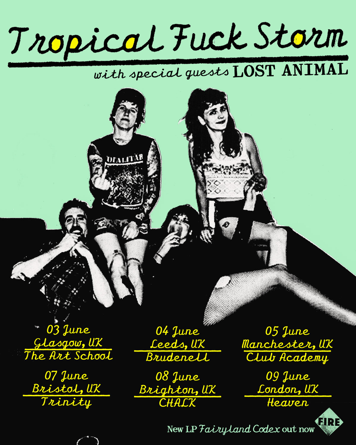 Tropical Fuck Storm  04/06/27 @ Brudenell Social Club