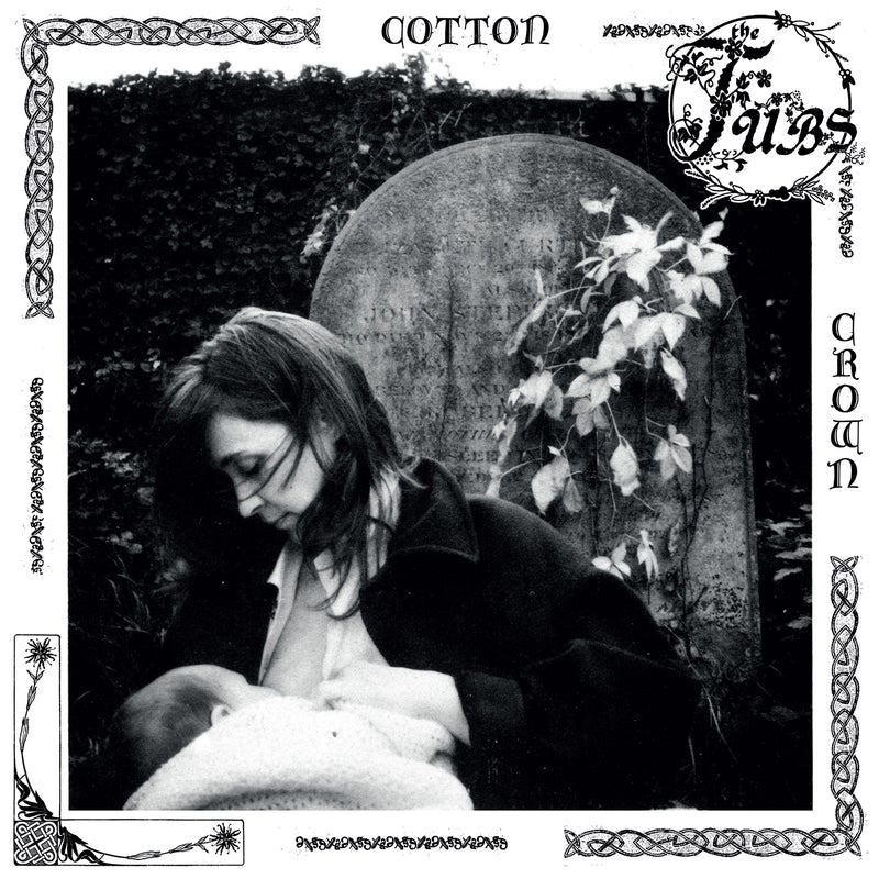 Tubs (The) - Cotton Crown: Raw Cotton Black & White Splatter Vinyl LP + Signed Photo Print + Custom Guitar Pick DINKED EDITION EXCLUSIVE 318